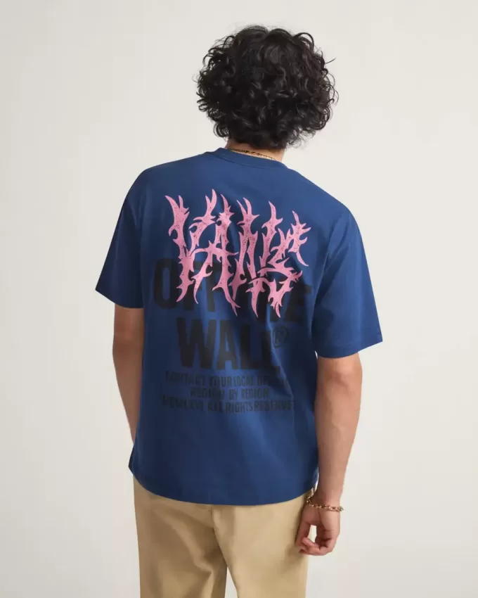 Camiseta de pared de metal