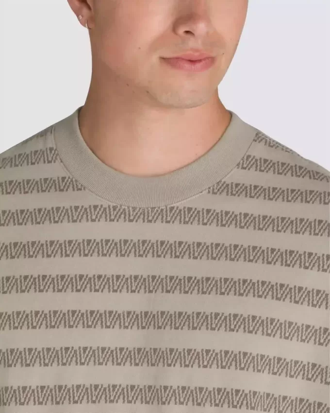 Camiseta de punto jacquard Palmer