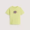 Camiseta infantil con estampado de estrellas a cuadros
