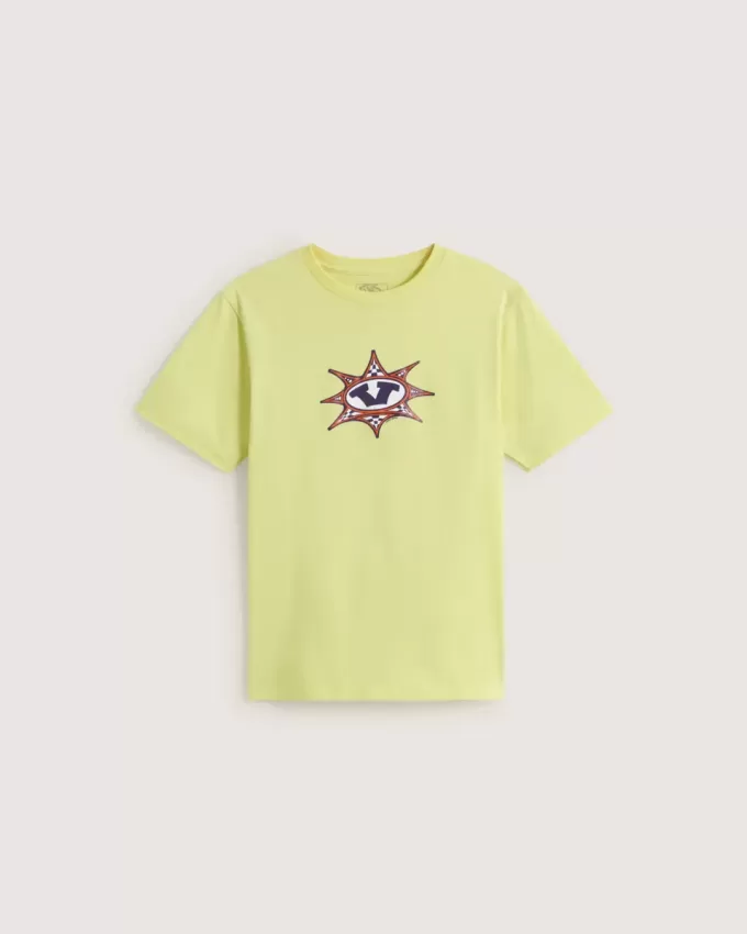 Camiseta infantil con estampado de estrellas a cuadros