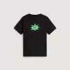 Camiseta infantil con estampado de estrellas a cuadros