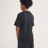 Camiseta infantil con estampado de estrellas a cuadros