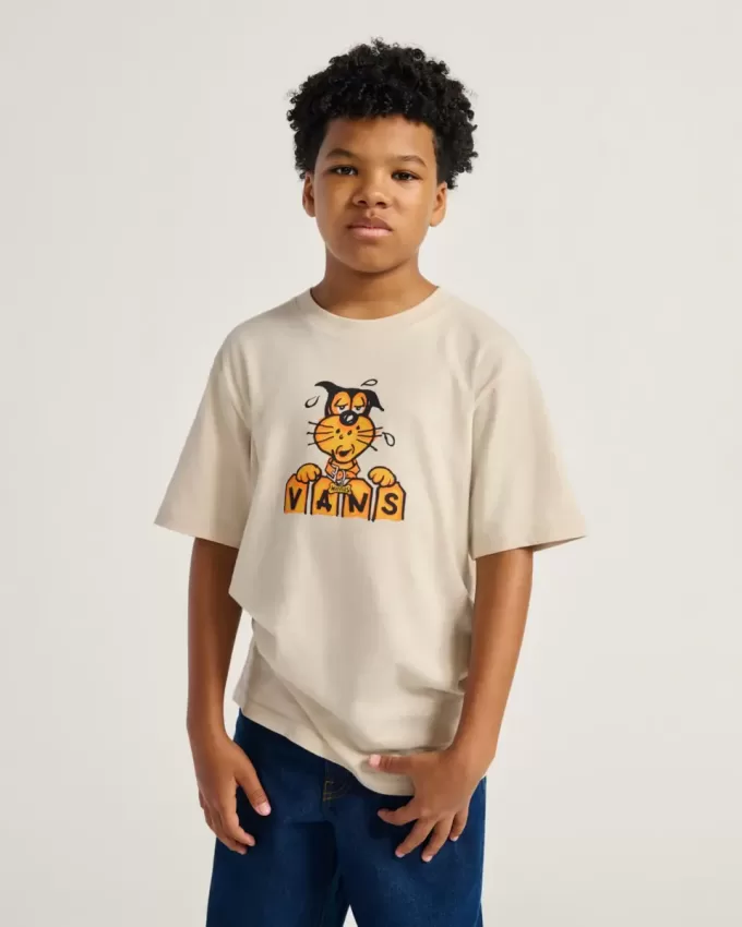 Camiseta infantil de Waffles el perro