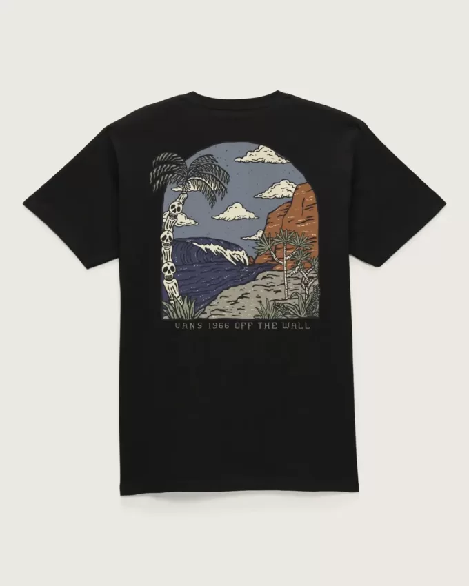 Camiseta mirando hacia afuera