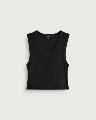 Camiseta sin mangas con ribete Drew