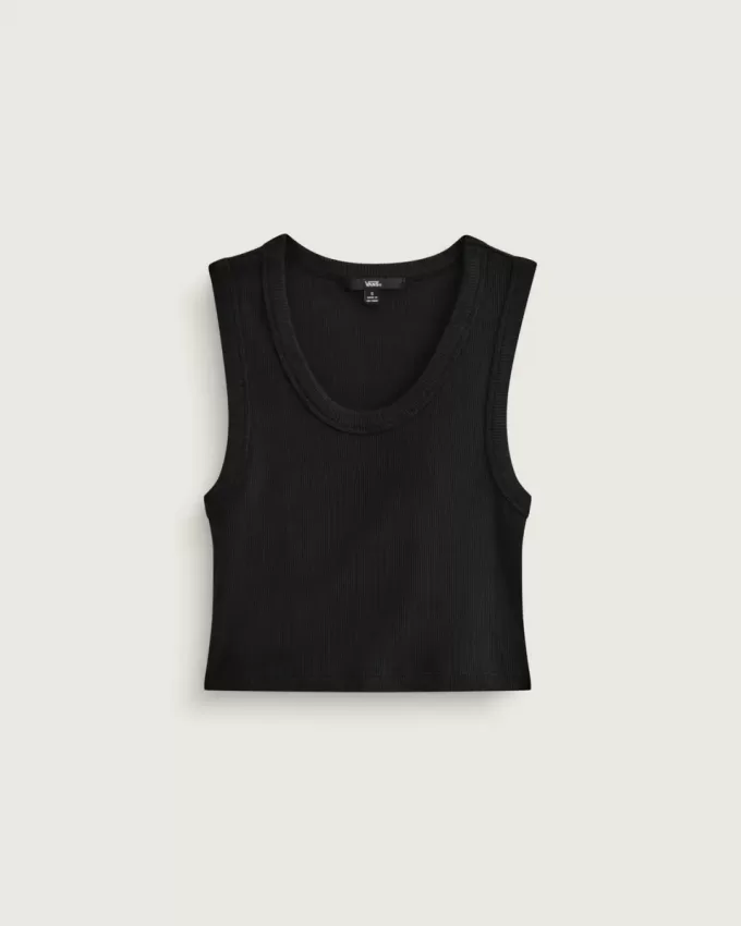 Camiseta sin mangas con ribete Drew