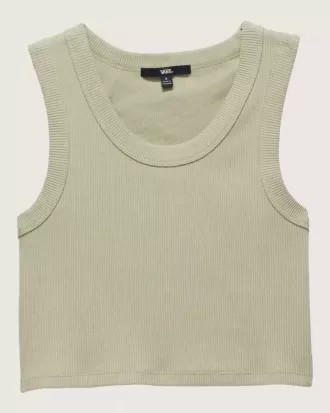 Camiseta sin mangas con ribete Drew