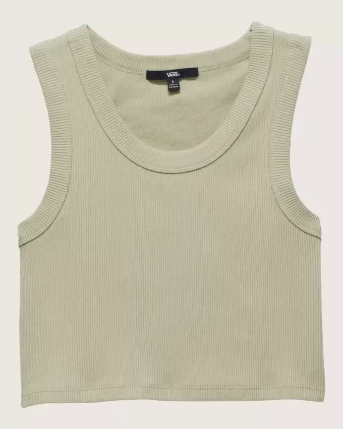 Camiseta sin mangas con ribete Drew