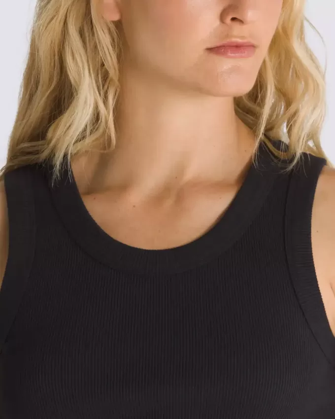 Camiseta sin mangas con ribete Drew