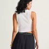 Camiseta sin mangas con ribete Drew