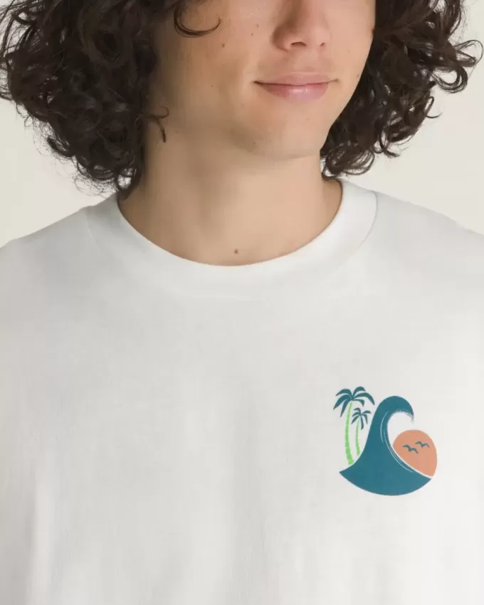Camiseta Vans X Thalia Surf Dual Palm Camiseta Vans X Thalia Surf Dual Palm
