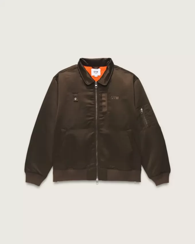 Chaqueta bomber de satén OTW