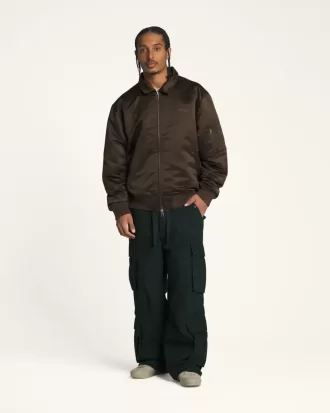 Chaqueta bomber de satén OTW
