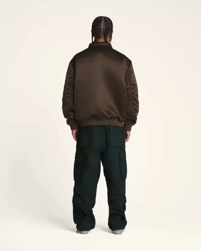 Chaqueta bomber de satén OTW