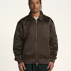 Chaqueta bomber de satén OTW