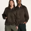 Chaqueta bomber de satén OTW