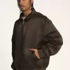 Chaqueta bomber de satén OTW