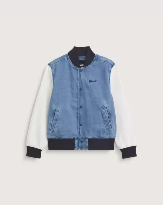 Chaqueta de béisbol vaquera para niños