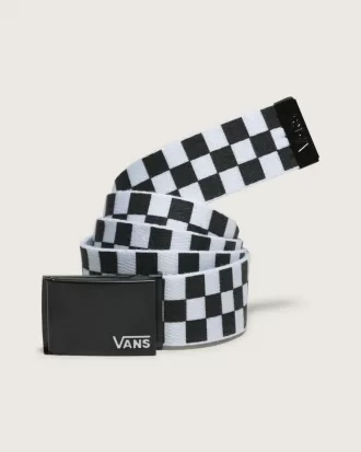 Cinturón de tela con diseño de cuadros de Deppster