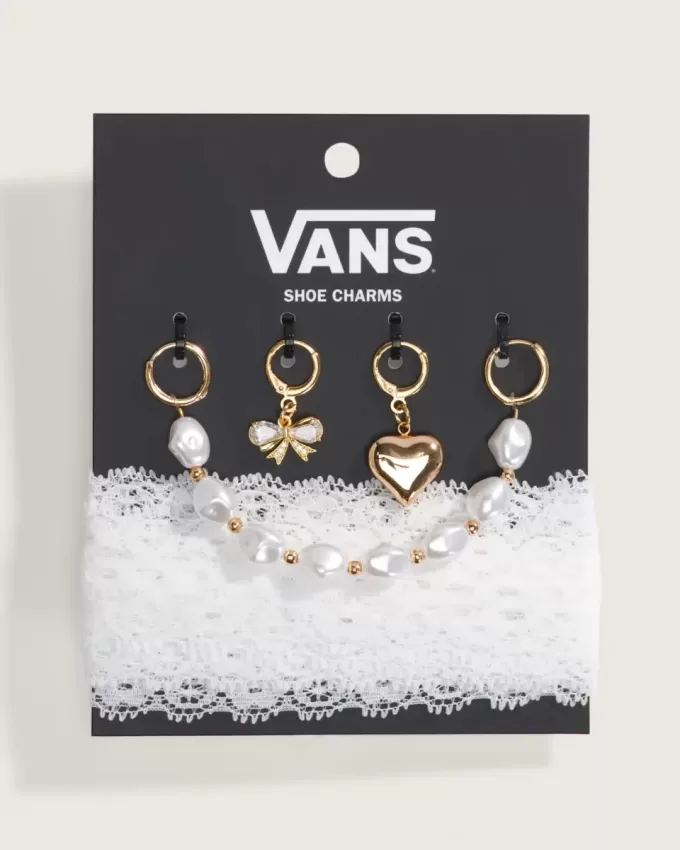 Conjunto de adornos para zapatos de Vans Pearl and Lace
