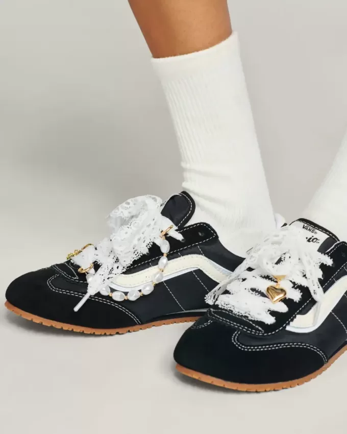 Conjunto de adornos para zapatos de Vans Pearl and Lace