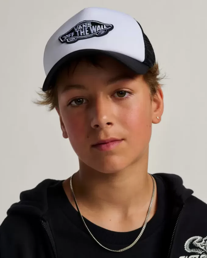 Gorra de camionero con parche clásico para niños