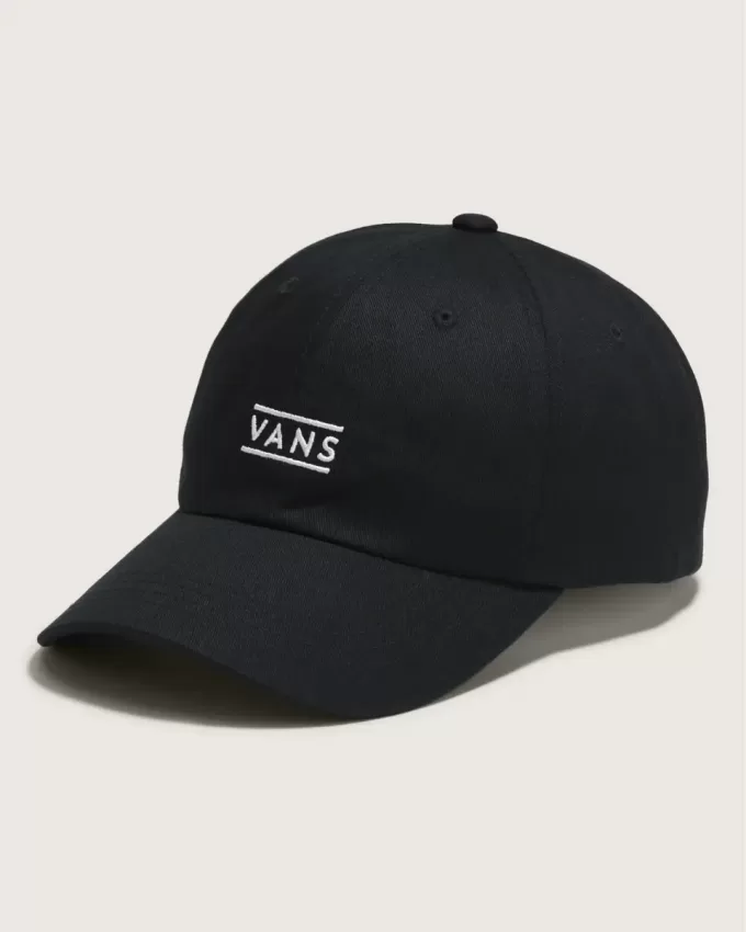 Gorra de jockey con visera curva y media caja
