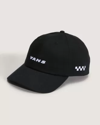 Gorra snapback con cuadros laterales