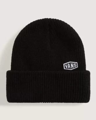 Gorro con puños y parche hexagonal