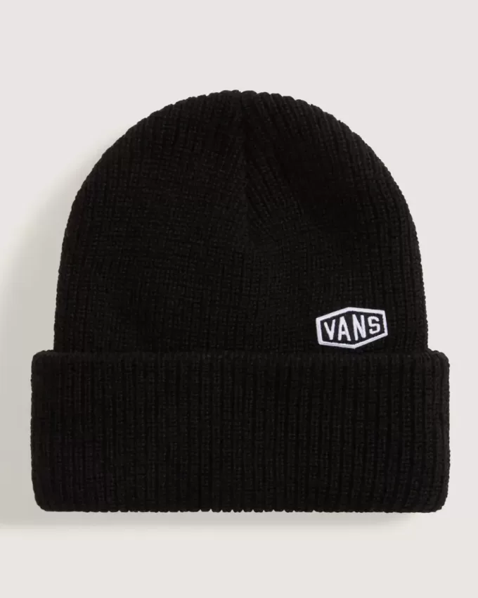 Gorro con puños y parche hexagonal