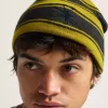 Gorro de rayas borrosas de skate Gorro de rayas borrosas de skate