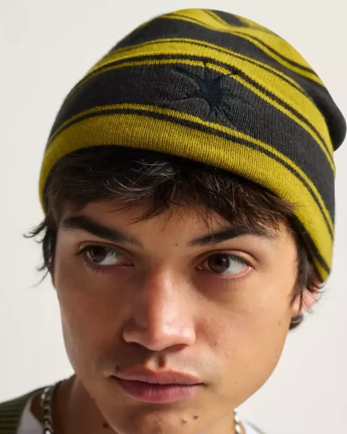 Gorro de rayas borrosas de skate Gorro de rayas borrosas de skate