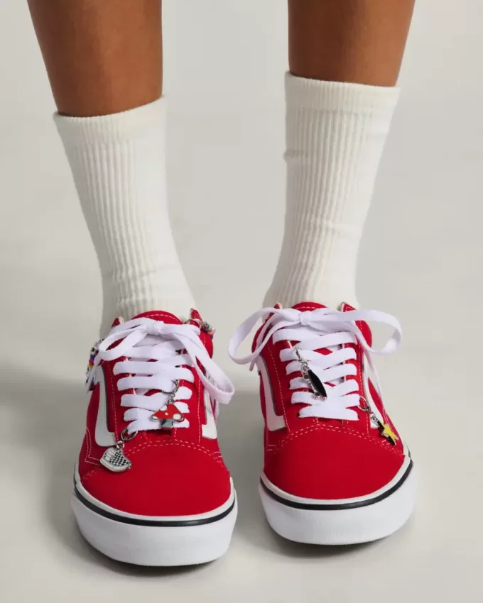 Juego de adornos para zapatos Vans con cuentas