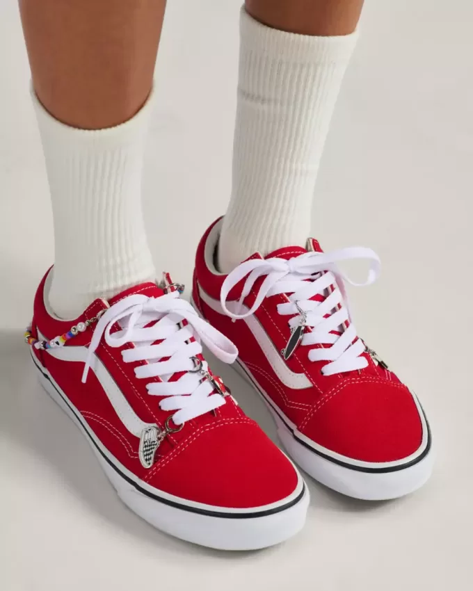 Juego de adornos para zapatos Vans con cuentas