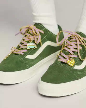 Juego de adornos para zapatos Vans Retro California