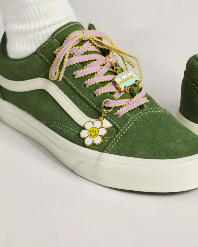 Juego de adornos para zapatos Vans Retro California