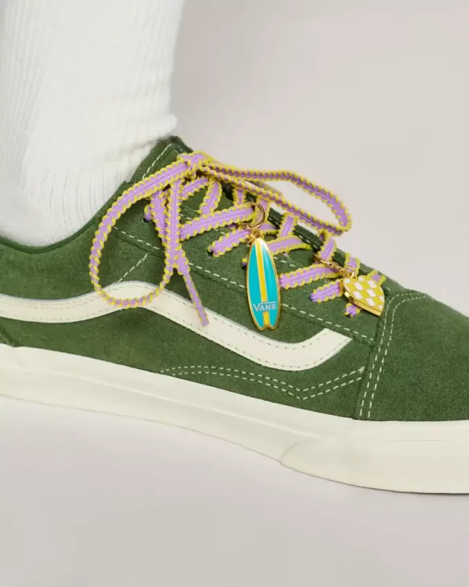 Juego de adornos para zapatos Vans Retro California