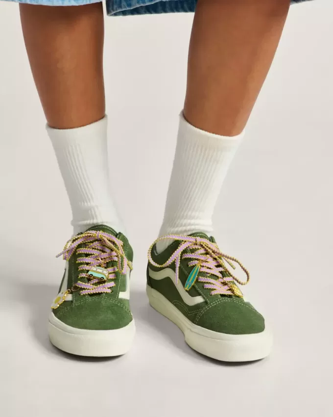 Juego de adornos para zapatos Vans Retro California