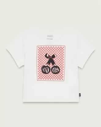 Mini camiseta de cuadros de cereza