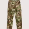 Pantalones cargo holgados y cónicos de ripstop con efecto fatiga Pantalones cargo holgados y cónicos de ripstop con efecto fatiga