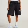 Pantalones cortos de polar con el logotipo de script