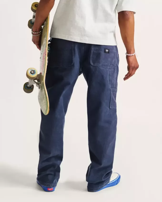Pantalones de carpintero lavados vintage Drill Chore Pantalones de carpintero lavados vintage Drill Chore