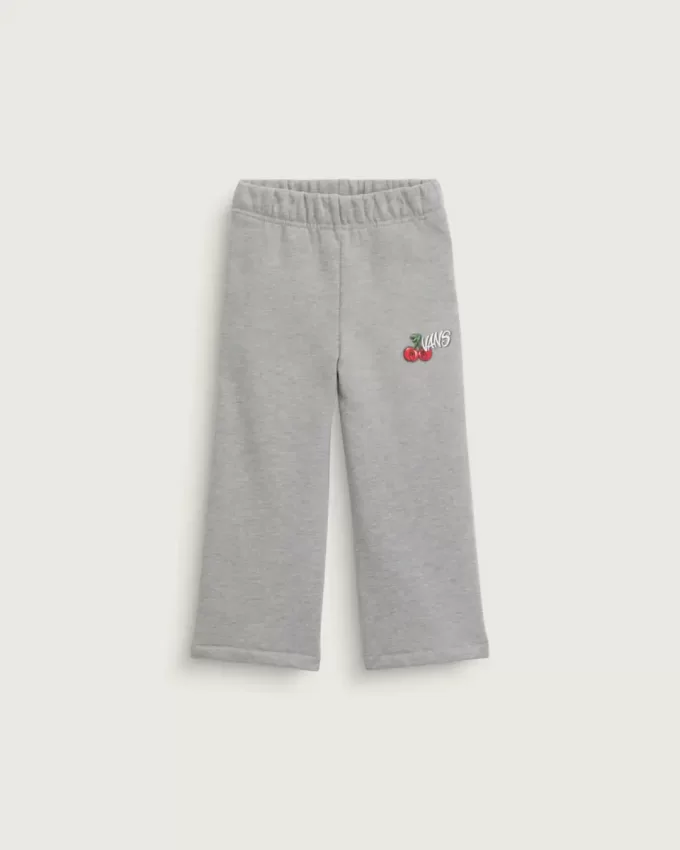 Pantalones deportivos de cerezas a cuadros para niños pequeños