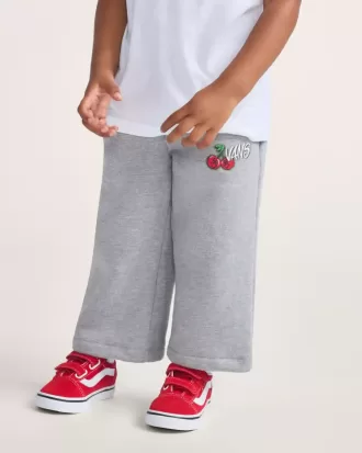 Pantalones deportivos de cerezas a cuadros para niños pequeños