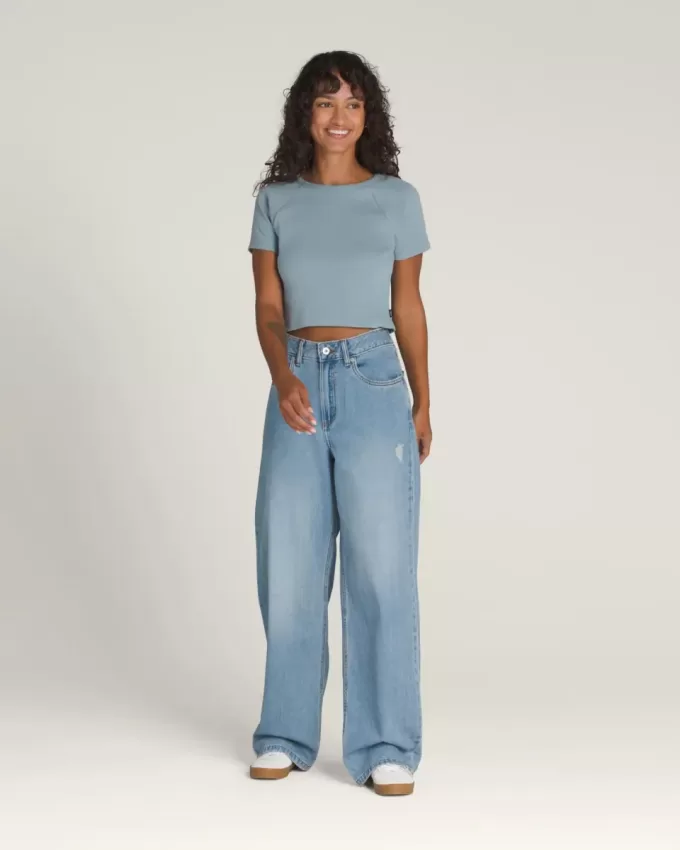 Pantalones Sirelle de denim con 5 bolsillos