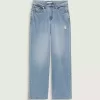 Pantalones Sirelle de denim con 5 bolsillos