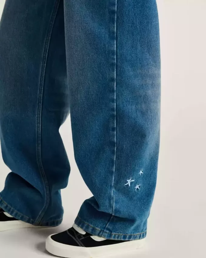 Pantalones vaqueros con bordado Sirelle