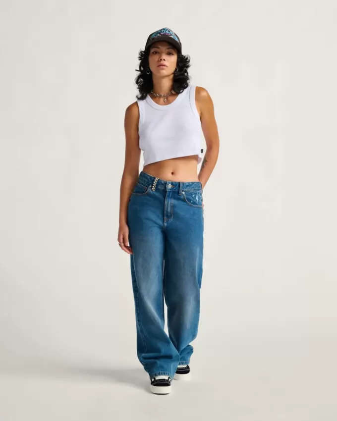 Pantalones vaqueros con bordado Sirelle