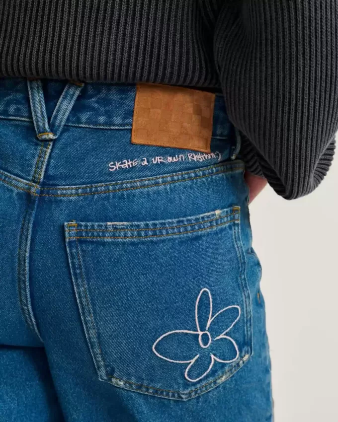 Pantalones vaqueros con bordado Sirelle