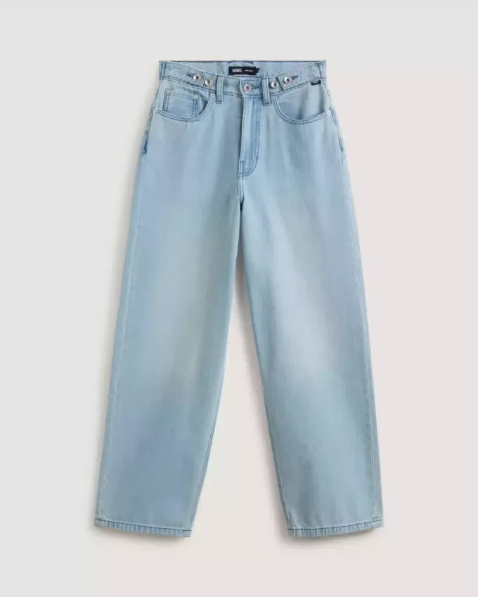 Pantalones vaqueros holgados Check-5